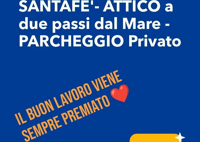 Nyaraló Santafe'- Attico A Due Passi Dal Mare - Parcheggio Privato *