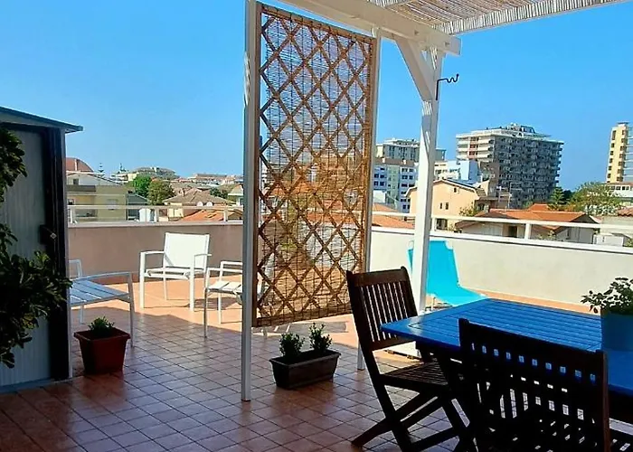 Santafe'- Attico A Due Passi Dal Mare - Parcheggio Privato * Montesilvano Marina